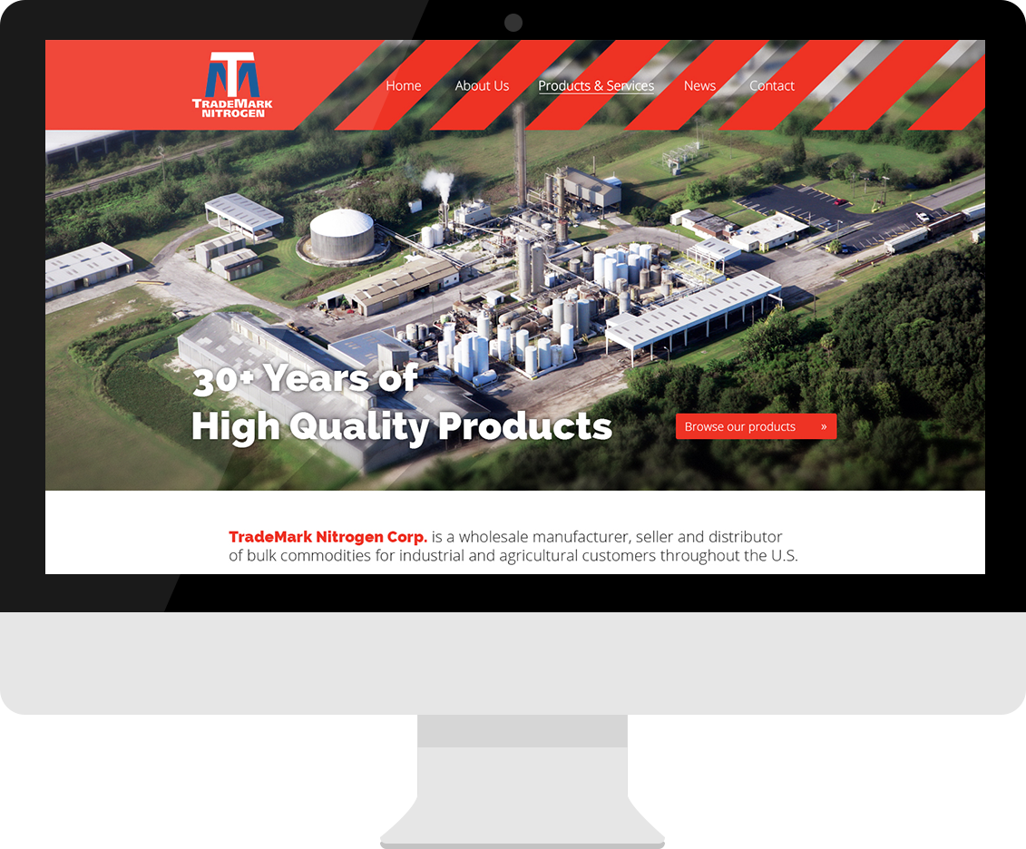 TradeMark Nitrogen desktop website